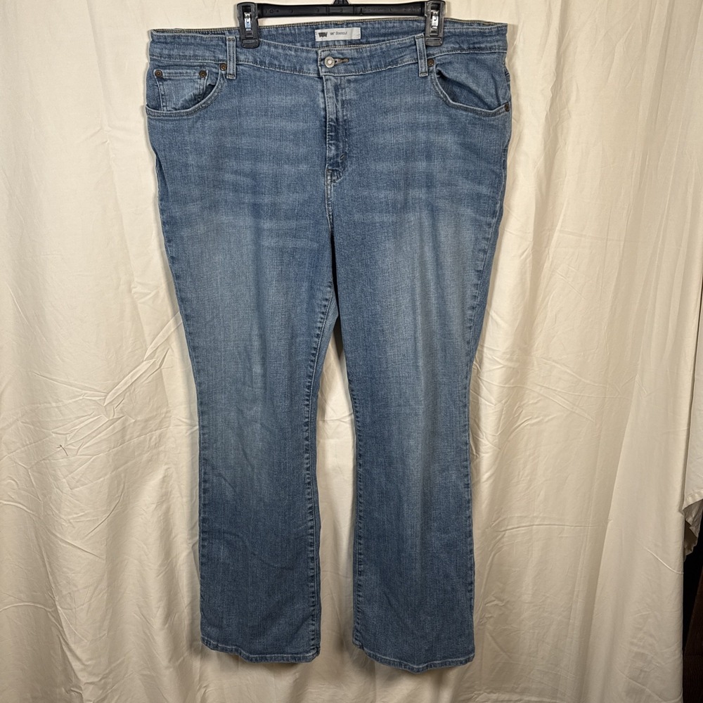 Levi's 580 Jeans Women Plus Size‎ 24 M Denim 5 Pocket Stretch Boot Cut